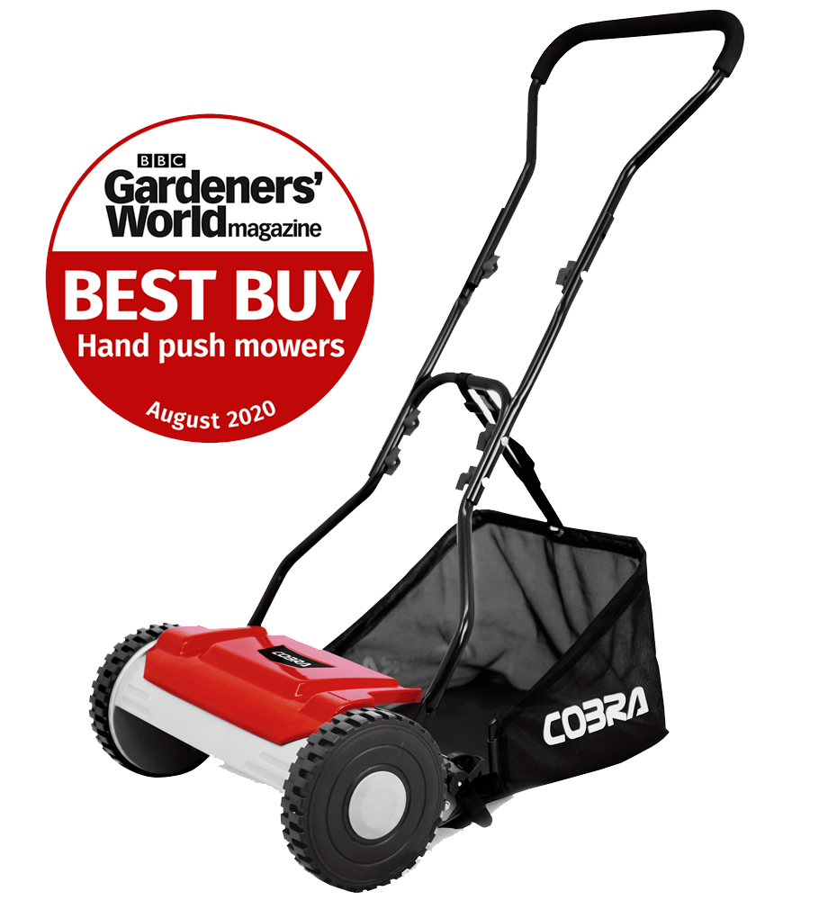 COBRA HM381 15" Hand Lawnmower and Grass Collector